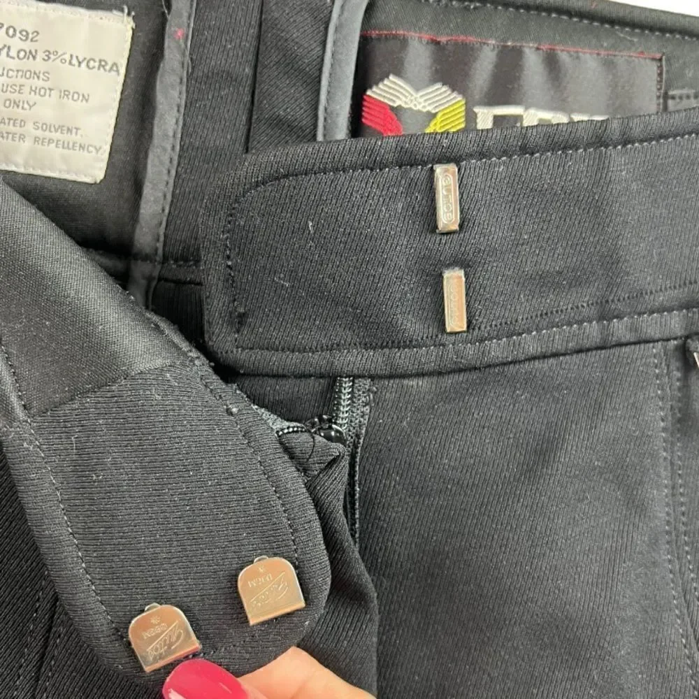 Vintage FERA Ski Snow Wool Blend Pants Black Size 12R